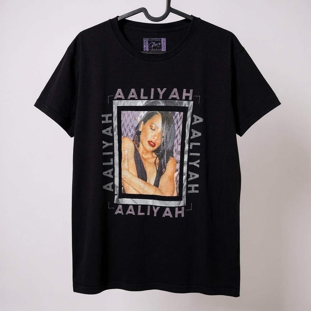 Aaliyah x Cross Colours "Baby Girl" Graphic Tee